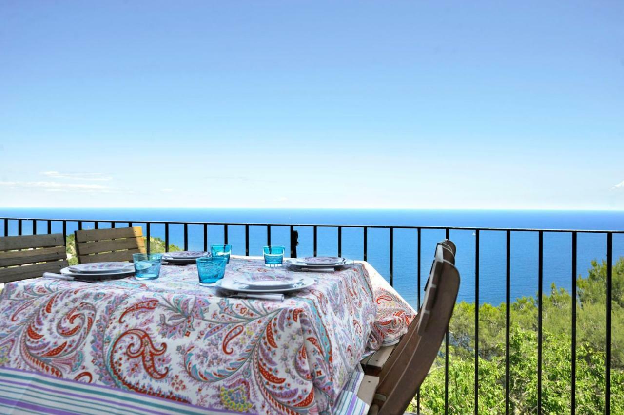 Вилла Casa Blanca De Begur Con Vistas Al Mar Y Piscina Экстерьер фото